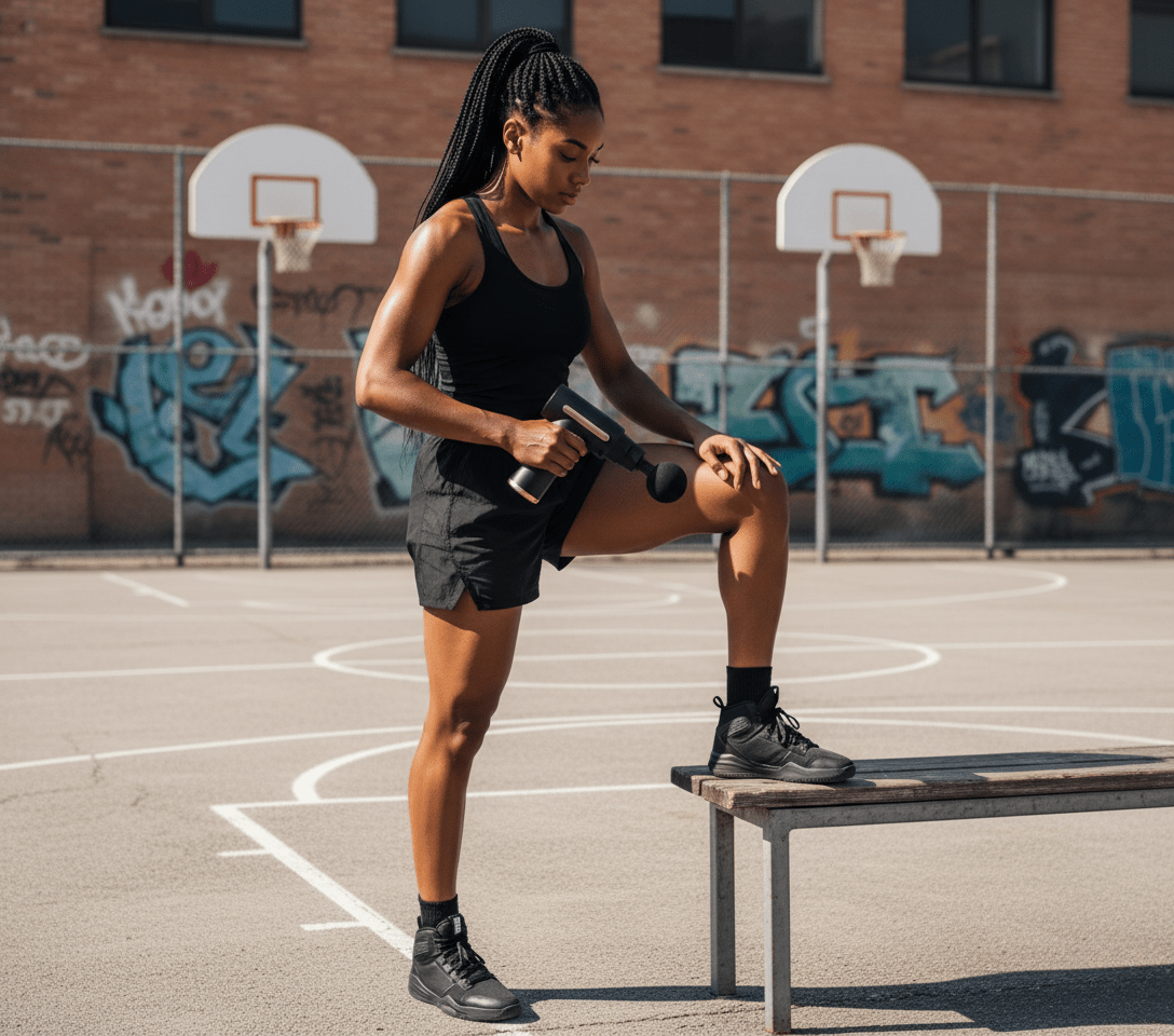 Recovery Massage Gun for Basketball Players - HoopGun